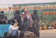 Terrified Sudanese residents flee fighting in the capital of Khartoum. Food supplies are dwindling and ticket prices have more than tripled. (Screen capture, AP)