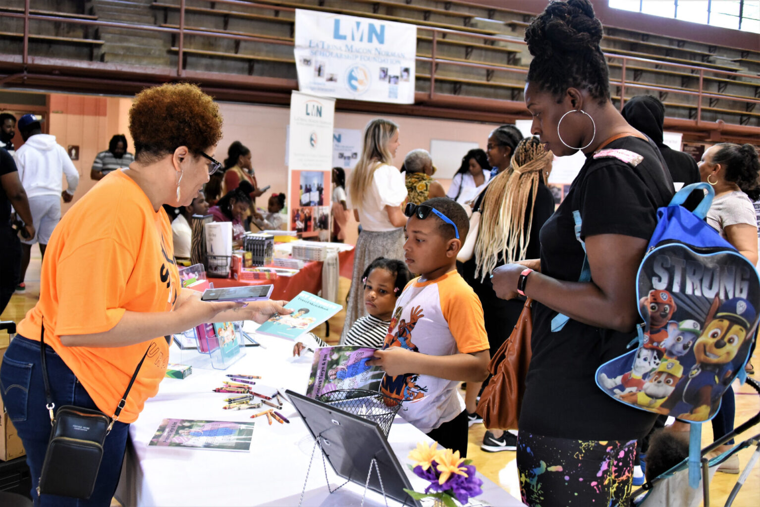Inaugural Orange Mound book fest opens  ‘a whole new world’ for children